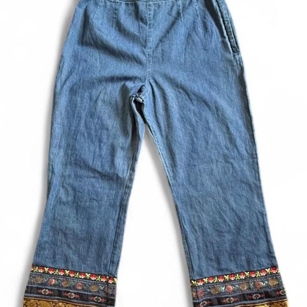 Karin-stevens Women's Blue and Navy Trousers